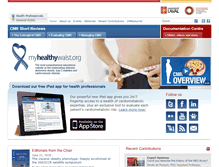 Tablet Screenshot of myhealthywaist.org